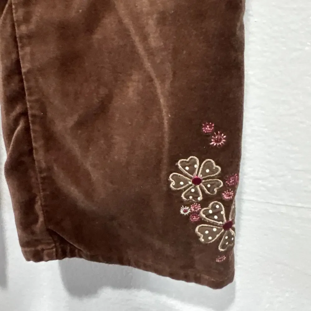 Lot Of 3 Carters Velvet Pants, Pink Black Bow Top, Cropped Leggings Girls Sz 6